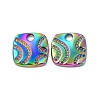 Ion Plating(IP) 304 Stainless Steel Pendants Rhinestone Settings STAS-B032-30MC-2