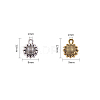 Alloy Tibetan Silver Charms PALLOY-NB0001-39-2