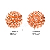 Imitation Pearl Acrylic Beads OACR-FS0001-45A-3