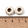 Synthetic Howlite European Beads TURQ-S283-34B-3