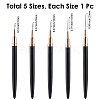 5Pcs Plastic Nail Art Line Brush AJEW-WH20816-069B-2