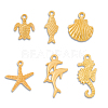60Pcs 6 Styles Ocean Theme Alloy Pendant Sets FIND-SC0016-91-6