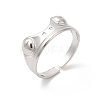 Non-Tarnish 304 Stainless Steel Cuff Finger Rings RJEW-L107-008P-1