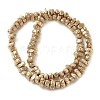 Electroplated Natural Lava Rock Beads Strands G-L606-D02-01A-3