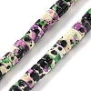 Baking Paint Synthetic Turquoise Beads Strands G-H060-02A-05-1