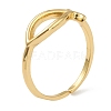 Brass Cuff Rings RJEW-L100-002G-3