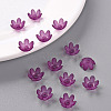 Frosted Acrylic Bead Caps MACR-S371-07A-743-6