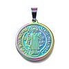 Ion Plating(IP) 304 Stainless Steel Pendants STAS-A053-24A-M-1