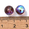 AB Color Plated Glass Beads EGLA-P059-02A-AB16-3