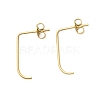 304 Stainless Steel Stud Earrings for Women EJEW-U020-11G-1