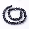 Natural Black Onyx Beads Strands G-E145-10mm-3B-2