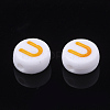 Initial Acrylic Beads OACR-E001-20U-2