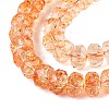 Crackle Transparent Glass Beads Strands GLAA-N068-03A-13-3