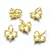 Brass Charms ZIRC-J040-29G-02-NR-1