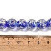Handmade Dichroic Foil Glass Beads Strands DICH-U001-06A-4