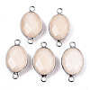 Natural White Jade Links/Connectors G-T131-102-28-1