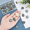 ARRICRAFT 32Pcs 2 Style Alloy Enamel Pendants ENAM-AR0001-30-4