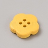 Spray Painted Plastic Buttons FIND-WH0152-394B-01-2
