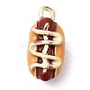 Food Theme Alloy Enamel Pendants FIND-C075-10C-G-1