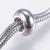 Adjustable 304 Stainless Steel Snake Chain Necklace Making STAS-E163-38P-4