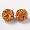 Pave Disco Ball Beads RB-A130-10mm-14-2