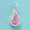 925 Sterling Silver Birthstone Charms STER-G035-01B-04-1