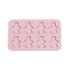 Gingerbread Man Food Grade Silicone Molds DIY-I021-02-1