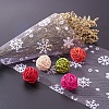 Snowflake Deco Mesh Ribbons OCOR-P010-G09-5