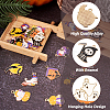 24Pcs 12 Style Halloween Theme Alloy Enamel Pendants ENAM-TA0001-51-4