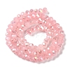 Baking Electroplate Glass Beads Strands DGLA-A039-J8mm-B08-3