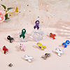 27Pcs 9 Colors Awareness Ribbon Enamel Pins JEWB-FH0002-64-4