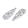 Non-Tarnish 201 Stainless Steel Pendants STAS-T044-234P-2