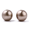 Spray Painted ABS Plastic Imitation Pearl Beads OACR-T015-05C-05-2
