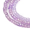 Transparent Gradient Color Cubic Zirconia Strand ZIRC-NH0002-01D-3
