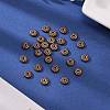 Tibetan Style Alloy Spacer Beads K0P9F061-4