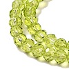 Transparent Baking Paint Glass Beads Strands DGLA-A034-T4mm-D05-3