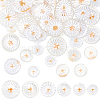 72Pcs 6 Styles Resin Buttons BUTT-PH0001-74-1