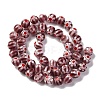 Handmade Millefiori Lampwork Beads Strands LAMP-G164-05O-2