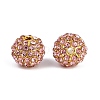 Alloy Rhinestone Beads RB-A034-10mm-A27G-1