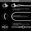 Unicraftale 304 Stainless Steel Snake Chain Bracelets STAS-UN0008-72P-4