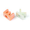 Luminous & UV Plating Opaque Acrylic European Beads PACR-T017-11M-4
