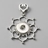 Alloy Hang Snap Base Pendants FIND-WH0145-69-1