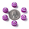 Opaque Striped Acrylic Beads LS-MACR-S373-27A-02-4
