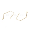 Brass Earring Hooks KK-CBA2395-11G-2