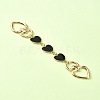 Alloy Enamel Heart Link Bag Chain FIND-YW00003-01-1