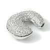 Rack Plating Brass Cubic Zirconia Pendants KK-S378-02P-C-2