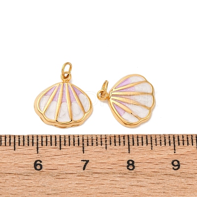304 Stainless Steel Enamel Charms STAS-U061-04G-1