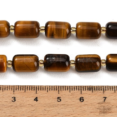 Natural Tiger Eye Beads Strands GG-CBA5B6F-B01-01-1