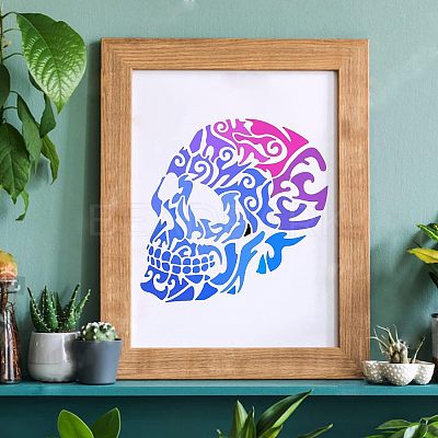 Plastic Reusable Drawing Painting Stencils Templates DIY-WH0172-182-1