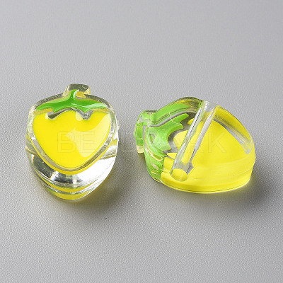 Transparent Enamel Acrylic Beads LS-TACR-S155-003H-1